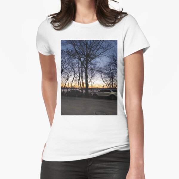 Sunset Fitted T-Shirt