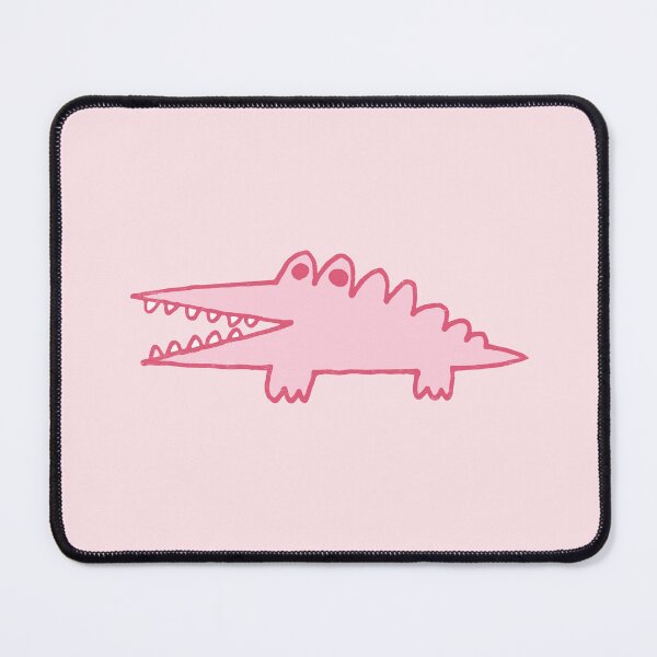 Item preview, Pink Big Challenges Alligator designed and sold by zaykovadesigns.