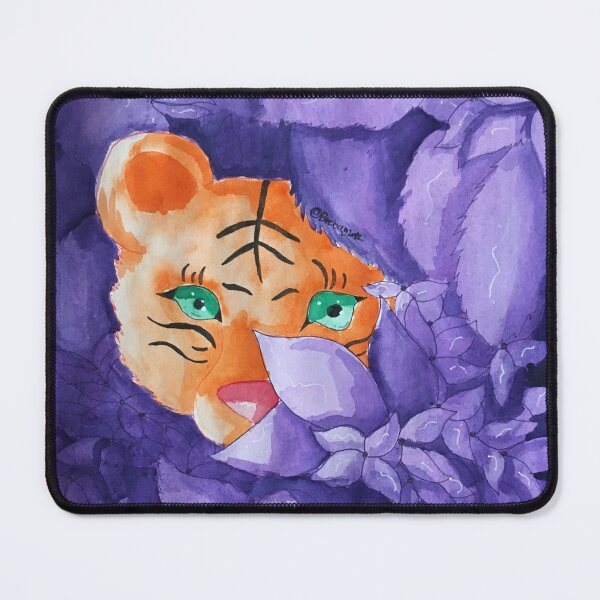 Item preview, Tiger Hiding in Purple  designed and sold by Bre-Bug-242.