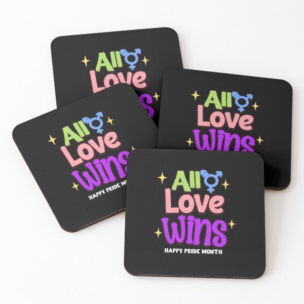 Item preview, All Love Wins, Love Always Wins, Happy Pride Month designed and sold by SportyDogShop.