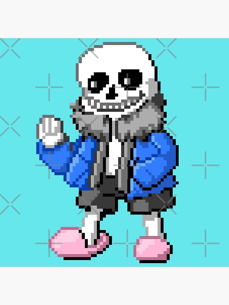 Undertale Sans Pixel Art Greeting Card for Sale by Pixel-Perfect