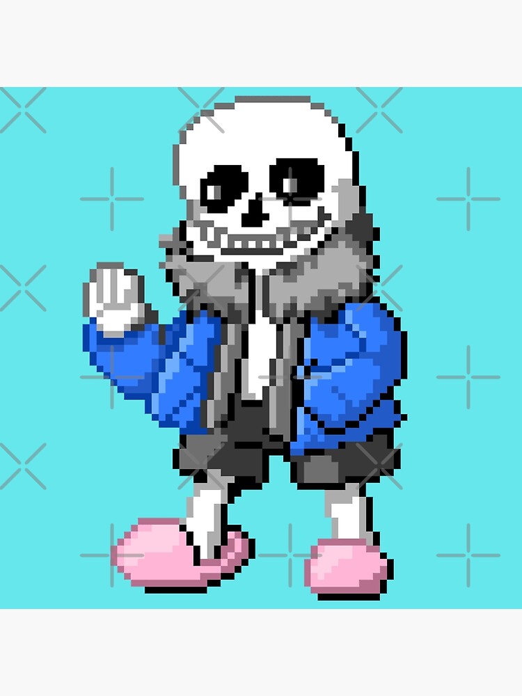 Sans undertale pixel art