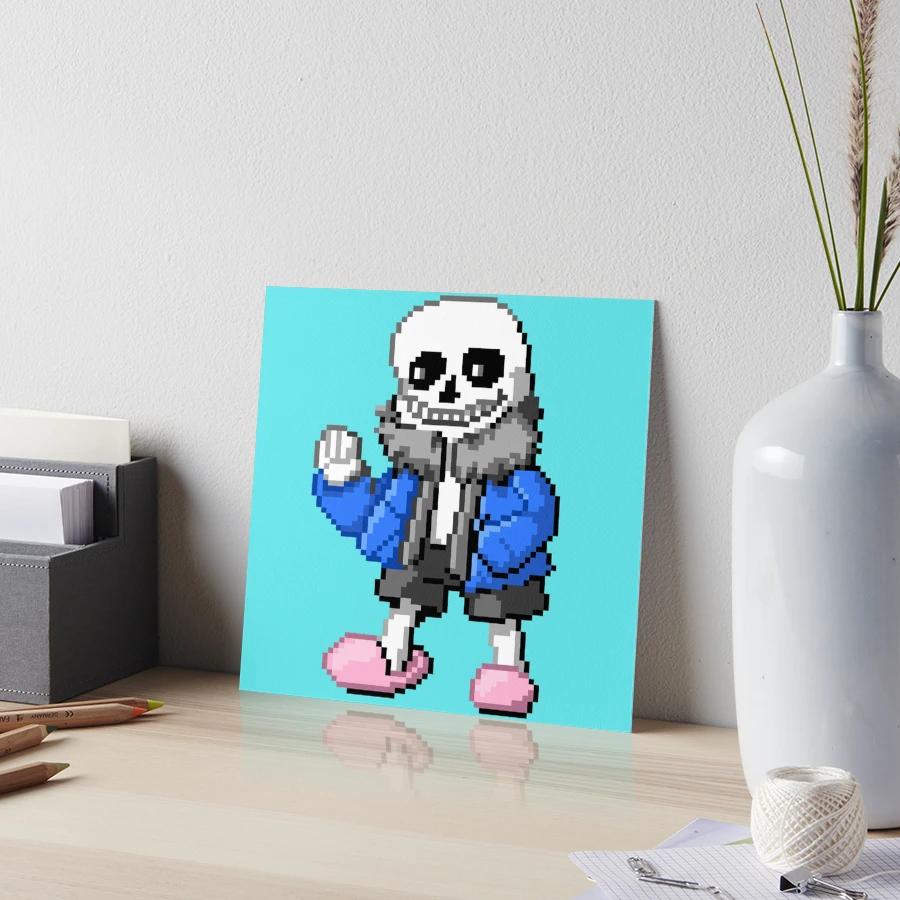 Undertale Sans Pixel Art Art Print for Sale by Pixel-Perfect