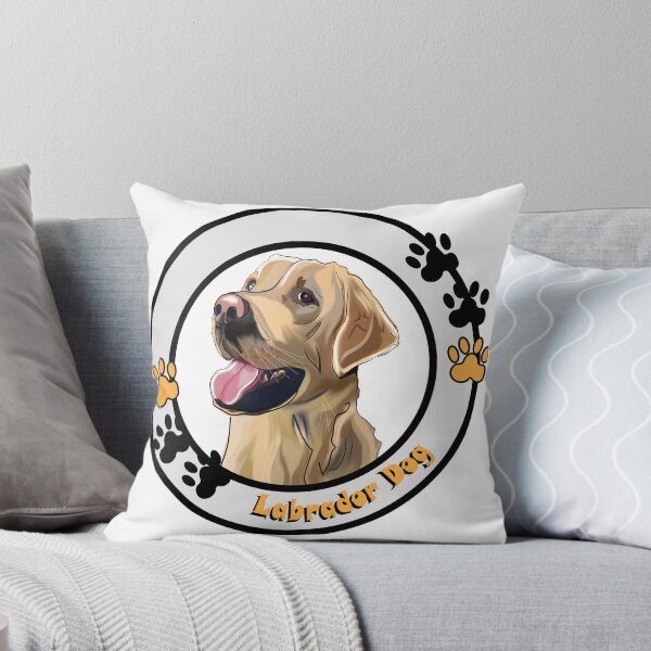 Item preview, Stunning Golden Labrador Retriever Illustration - Warm Decor and Sparkly Gifts designed and sold by PiraquiveArt.