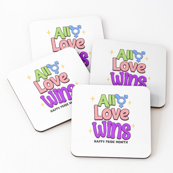 Item preview, All Love Wins, Love Always Wins, Happy Pride Month designed and sold by SportyDogShop.
