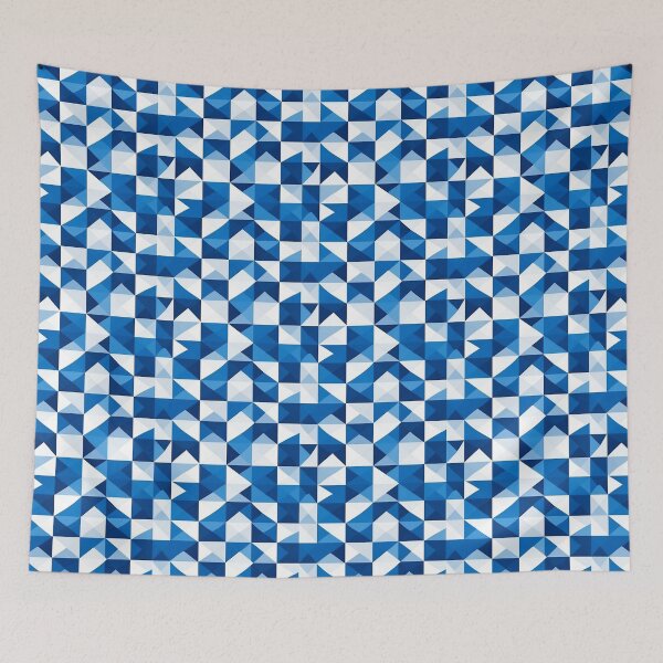 Item preview, Delftsblauw inspired Geometric Design by Mila van Meer designed and sold by Mila van Meer.