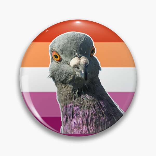 Item preview, Lesbian pigeon designed and sold by Amelia Bates.
