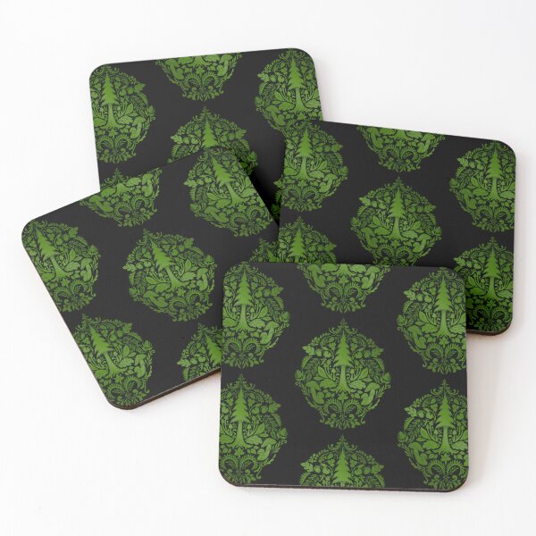 Item preview, Forest Damask Pattern designed and sold by CattGDesigns.