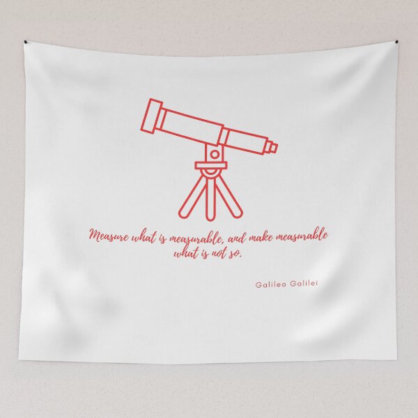 Item preview, Measure what is measurable, and make measurable what is not so. designed and sold by coffeeflavour.