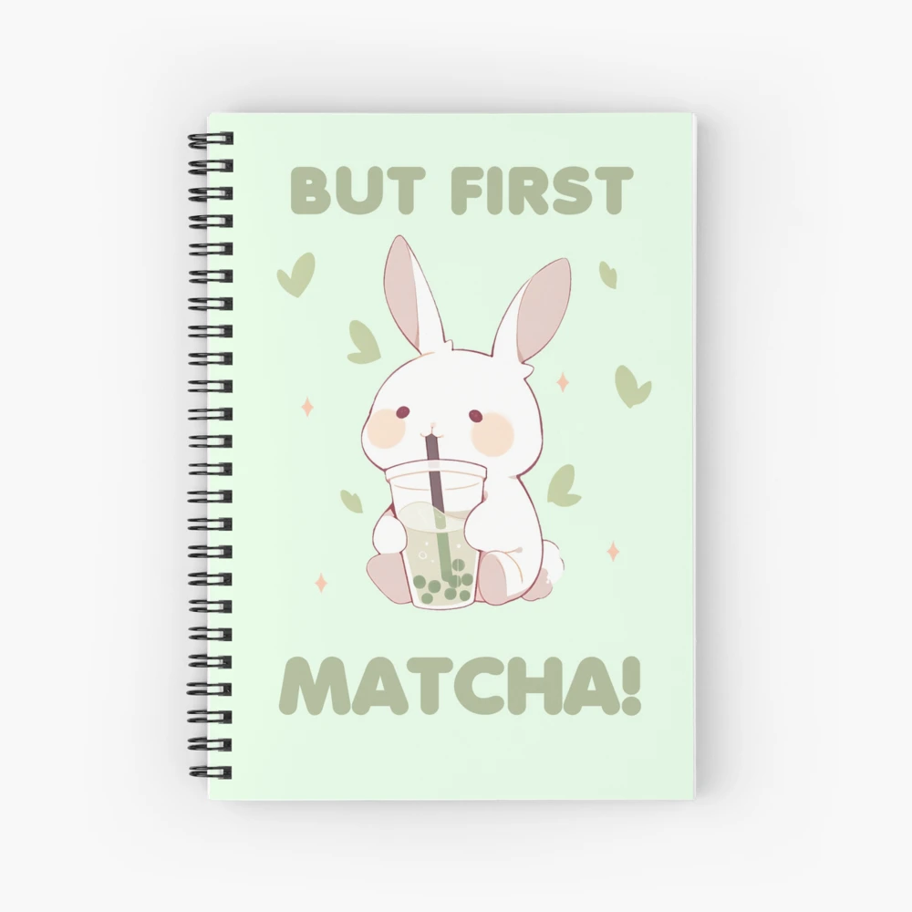 Pastel Kawaii Spiral Notebook Cute Rabbit, Milk, Bubble Tea, Rainbow, Star  Cartoon Print Pink Kawaii Spiral Notebook Aesthetic Notebook 