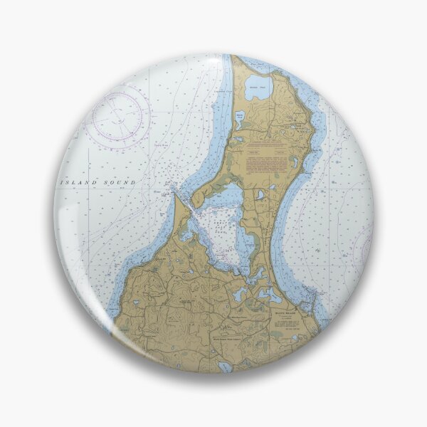 Item preview, Block Island RI Map (1996) Rhode Island Outer Lands Isle Atlas designed and sold by BravuraMedia.