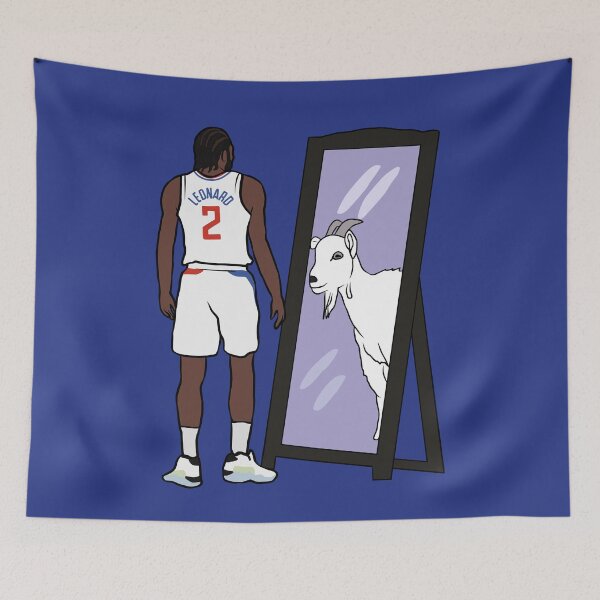 Item preview, Kawhi Leonard Mirror GOAT designed and sold by RatTrapTees.