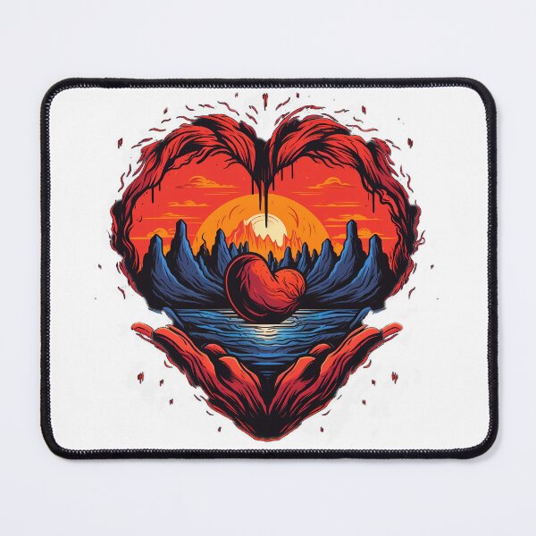 Item preview, red heart and hand designed and sold by Picture-Art.