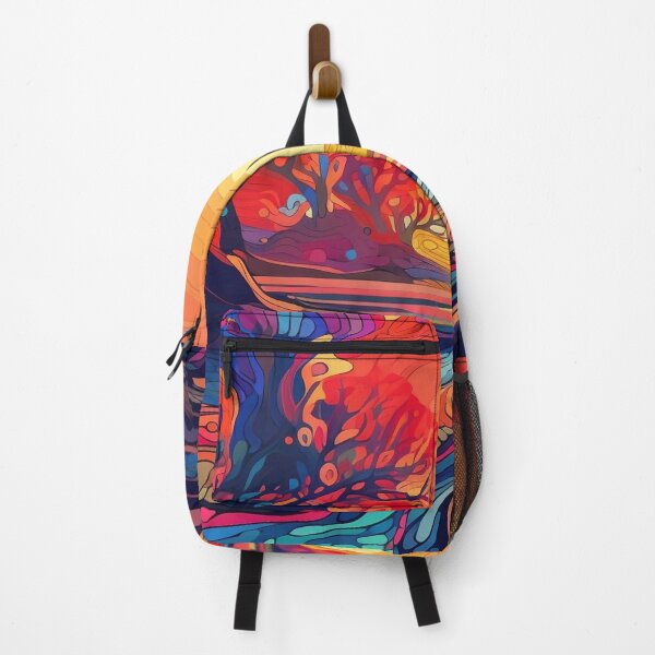 Item preview, Psychedelic Abstract Art Inspired By Nature: Euphoric Hues designed and sold by OdysseyArtworks.