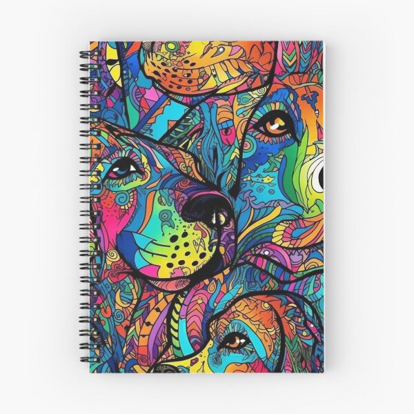 Item preview, Abstract Graffiti Dogs Pattern designed and sold by Desfix.