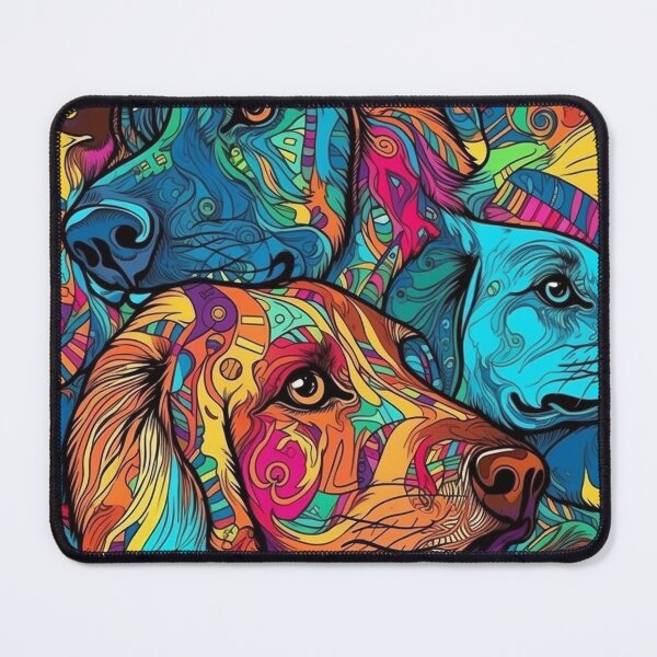 Item preview, Abstract Graffiti Dogs Pattern designed and sold by Desfix.