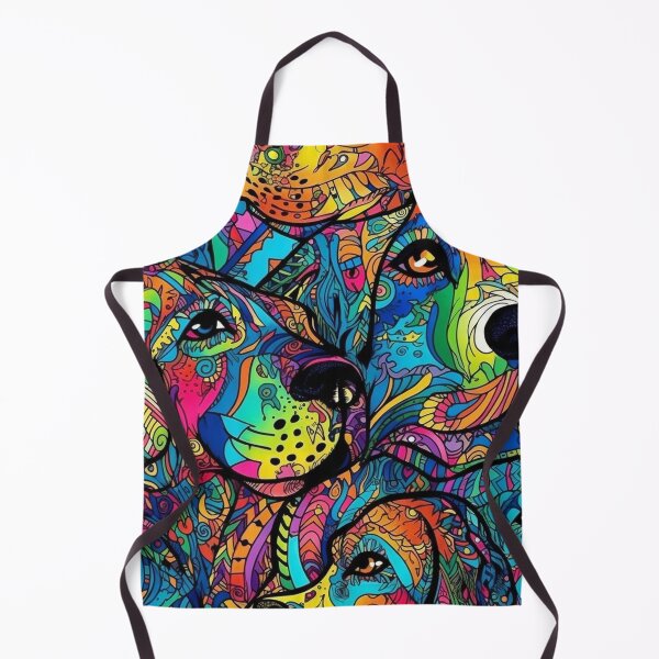 Item preview, Abstract Graffiti Dogs Pattern designed and sold by Desfix.