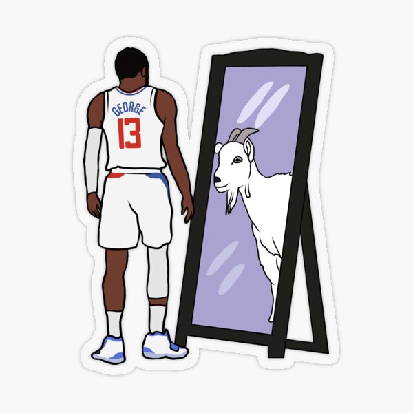 PAUL GEORGE Los Angeles Clippers City Edition 2022 Sticker for Sale by  teoMatteo