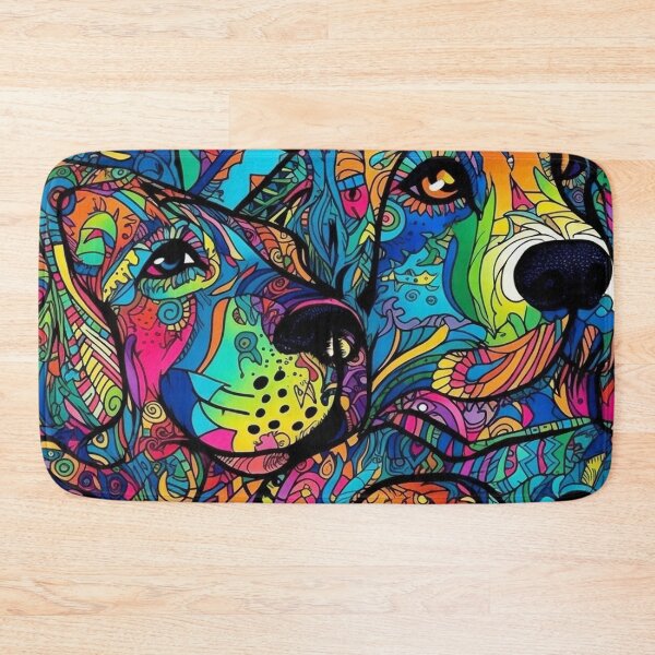 Item preview, Abstract Graffiti Dogs Pattern designed and sold by Desfix.