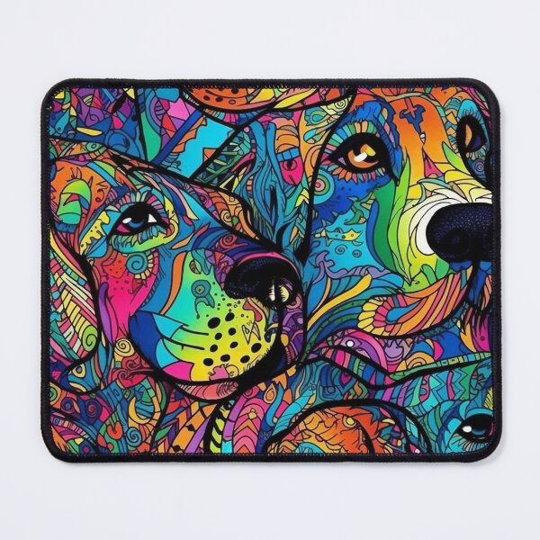 Item preview, Abstract Graffiti Dogs Pattern designed and sold by Desfix.
