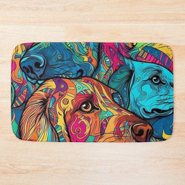 Item preview, Abstract Graffiti Dogs Pattern designed and sold by Desfix.