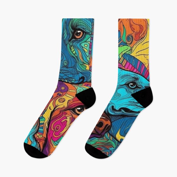 Item preview, Abstract Graffiti Dogs Pattern designed and sold by Desfix.