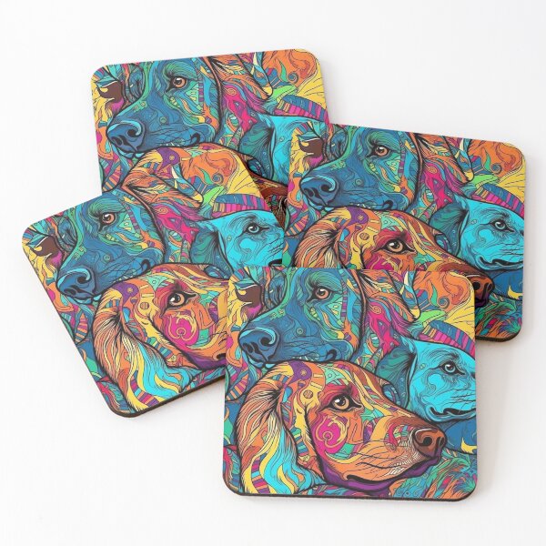 Item preview, Abstract Graffiti Dogs Pattern designed and sold by Desfix.