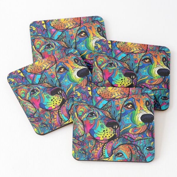 Item preview, Abstract Graffiti Dogs Pattern designed and sold by Desfix.