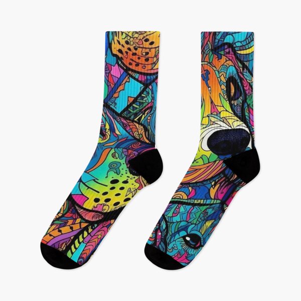 Item preview, Abstract Graffiti Dogs Pattern designed and sold by Desfix.