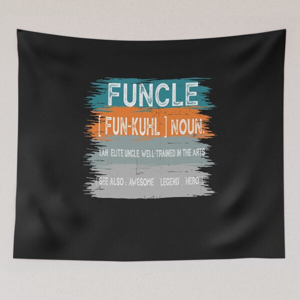 Item preview,  Funcle Funny Uncle Definition, Awesome Legend Hero , Vintage Style Gift For Uncle designed and sold by SOUFIANE1991.