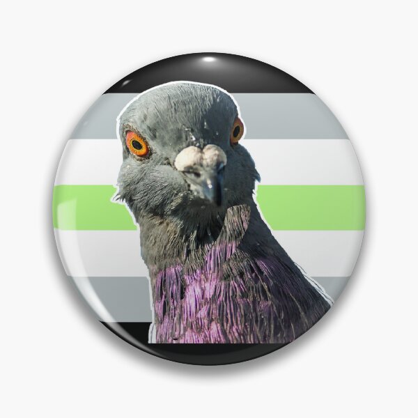 Item preview, Agender pigeon designed and sold by Amelia Bates.