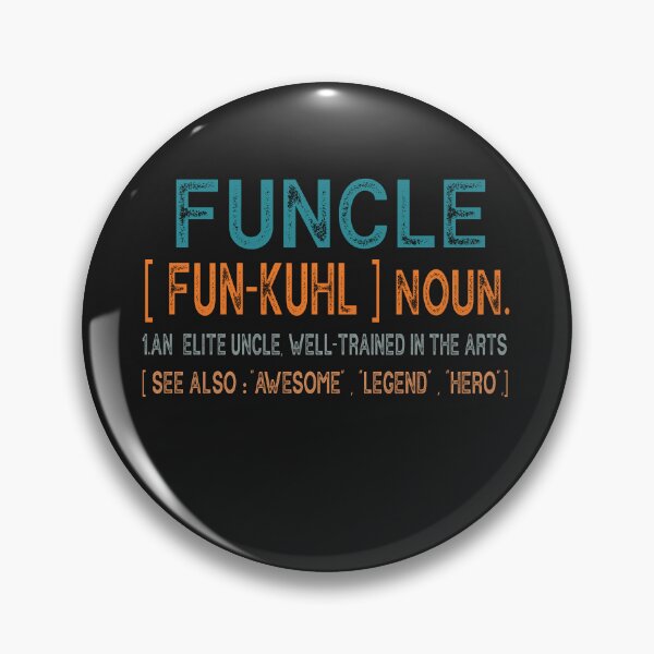 Item preview,  Funcle Funny Uncle Definition, Awesome Legend Hero , Vintage Style Gift For Uncle designed and sold by SOUFIANE1991.