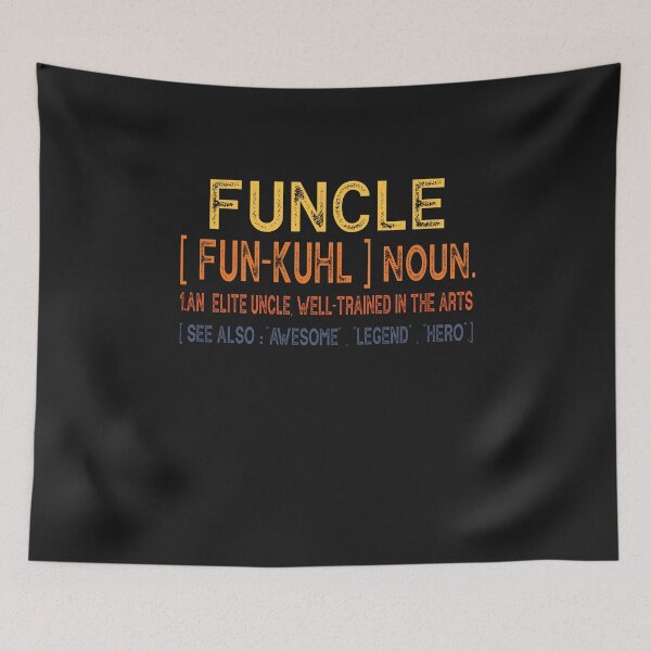 Item preview, Funcle Funny Uncle Definition, Awesome Legend Hero , Vintage Style Gift For Uncle designed and sold by SOUFIANE1991.