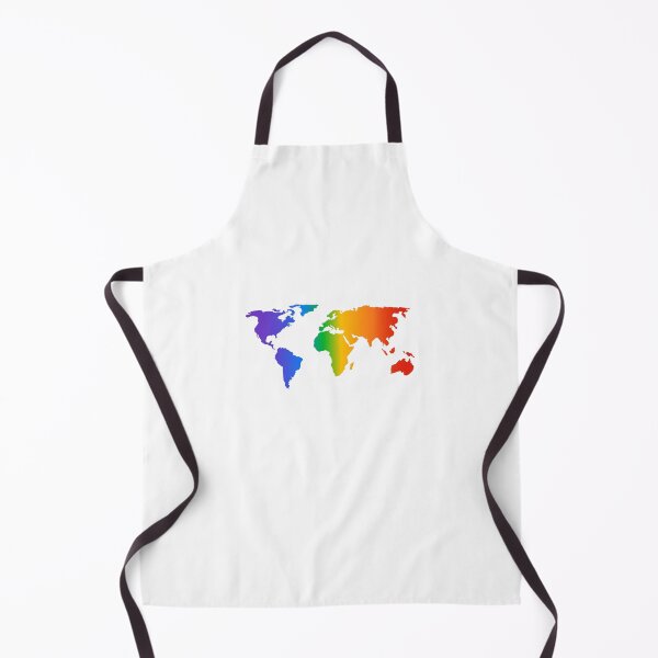 Item preview, Rainbow world map designed and sold by Inspirationmotivation.