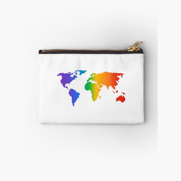 Item preview, Rainbow world map designed and sold by Inspirationmotivation.