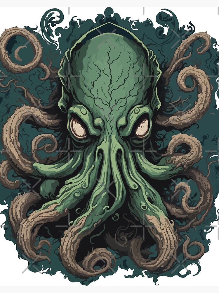 Zombie octopus | Art Board Print