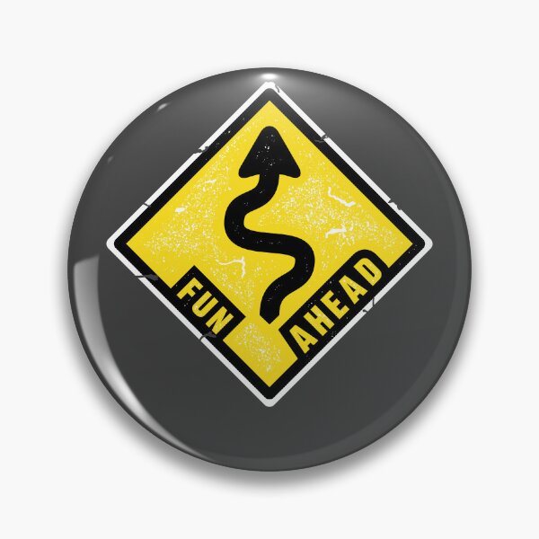 Item preview, Fun Ahead - Funny USA Road Sign designed and sold by Patrick Watson.