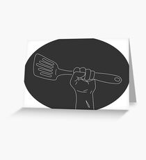 SPATULAS UNITE Greeting Card