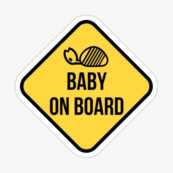 Item preview, Eraser Head Baby On Board Sticker designed and sold by CavemanArtHut.