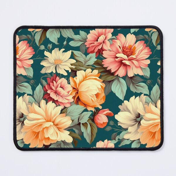 Item preview, Vintage Romantic Late Summer Floral Peony Dusky Pink Yellow Green Design by Mila van Meer designed and sold by Mila van Meer.