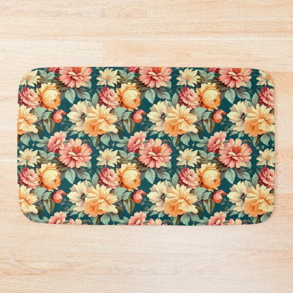 Item preview, Vintage Romantic Late Summer Floral Peony Dusky Pink Yellow Green Design by Mila van Meer designed and sold by Mila van Meer.