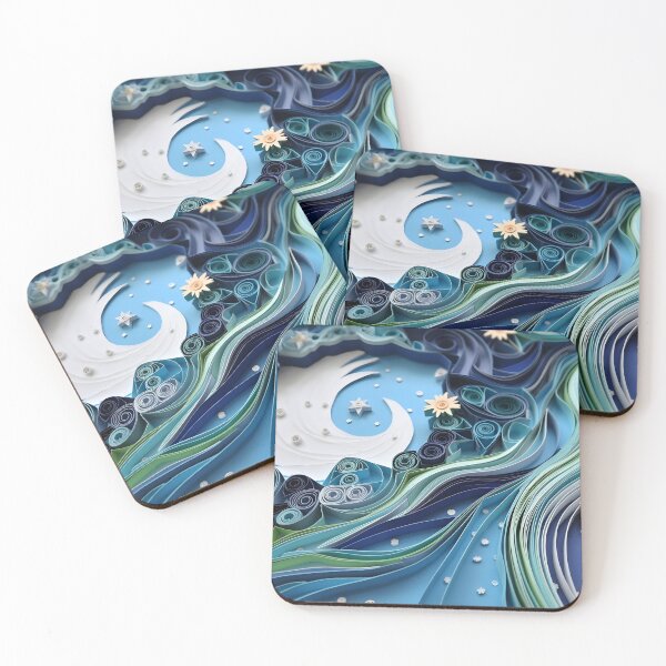 Artikelvorschau, Sternenhimmel in Papierquilling entworfen und verkauft von Hashola Designs.