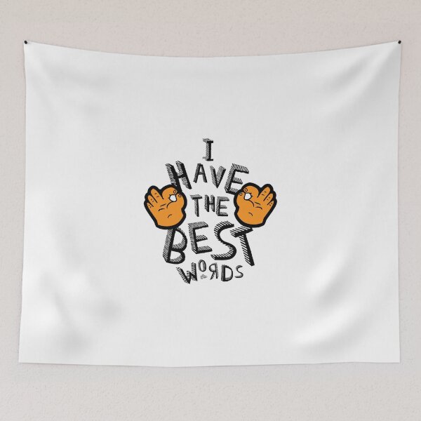 Item preview, DJT HAS THE BEST WORDS? by Tai's Tees designed and sold by Taiz Teez.
