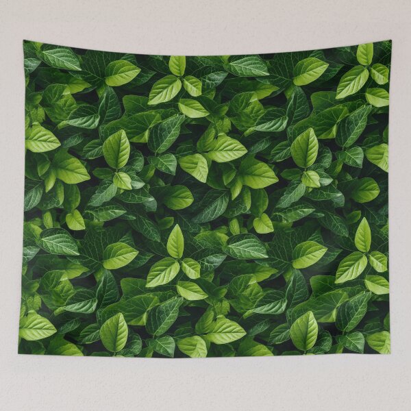 Item preview, Seamless Pattern of Green Summer Leaves in a Garden designed and sold by SeamlessGuru.