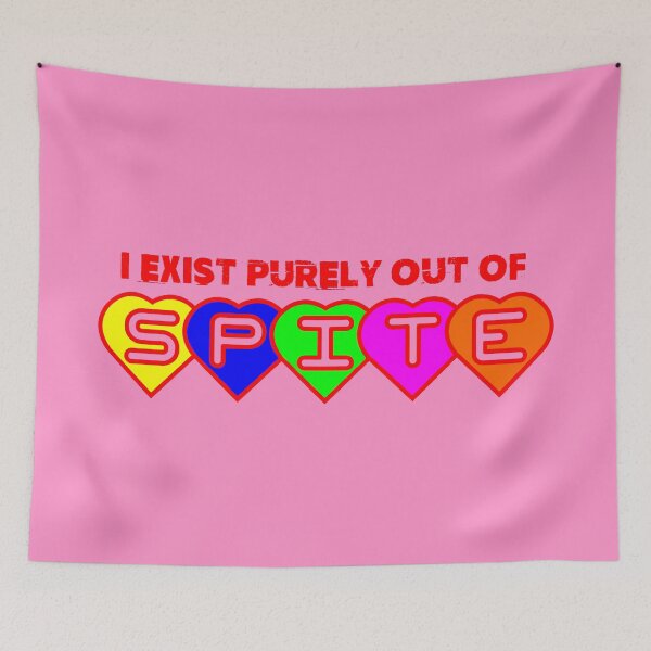 Item preview, Copy of  I exist purely out of spite - with love and acceptance XD hearts colorful sarcasm designed and sold by IMNIUM.
