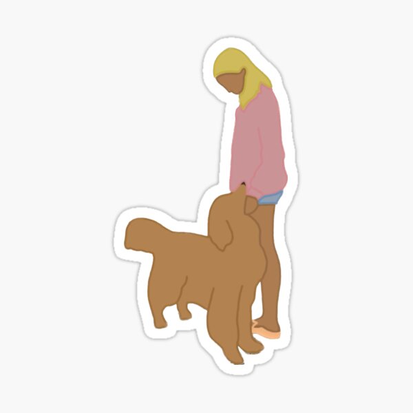 Item preview, Girl and Dog designed and sold by AudreyArt2022.