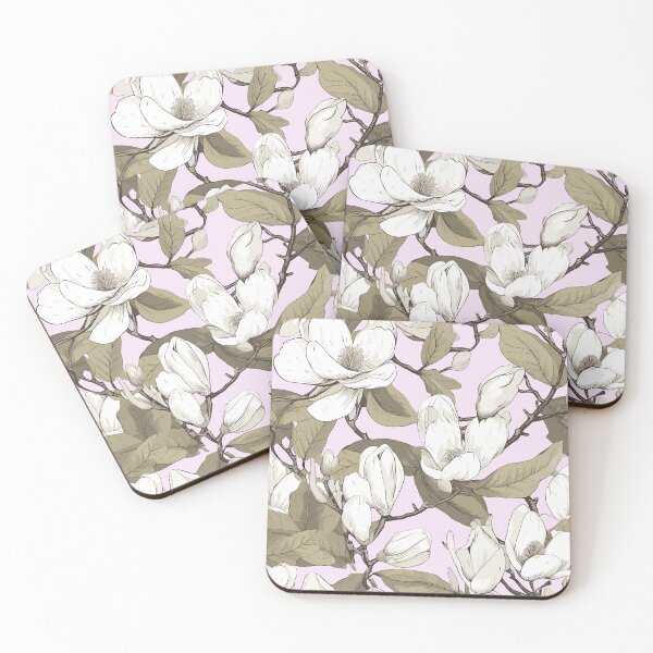 Item preview, Blooming Elegance: Magnolia Blossom Pattern designed and sold by Sleeygoy.