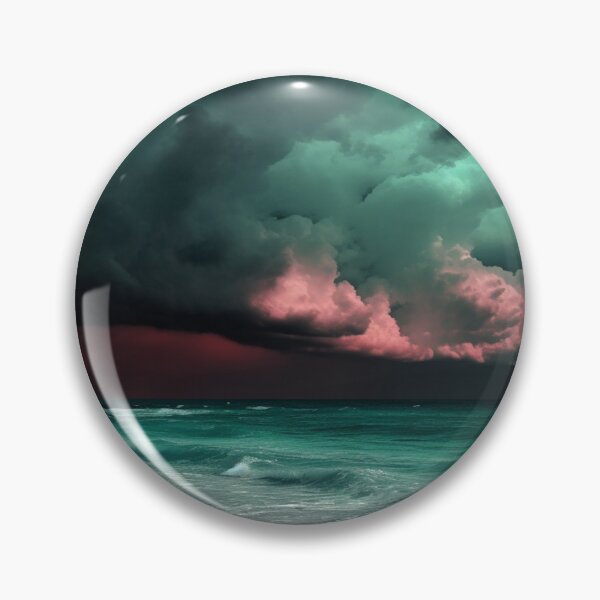 Item preview, "Dark Beach under a Pink Stormy Sky" designed and sold by Anthonny Barlan.