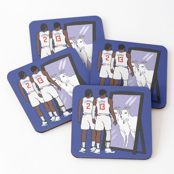 Item preview, Kawhi Leonard and Paul George Mirror GOATs designed and sold by RatTrapTees.