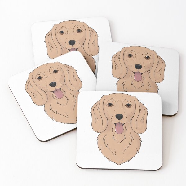 Item preview, Dachshund longhair - Cream  designed and sold by Cynthiaetal.